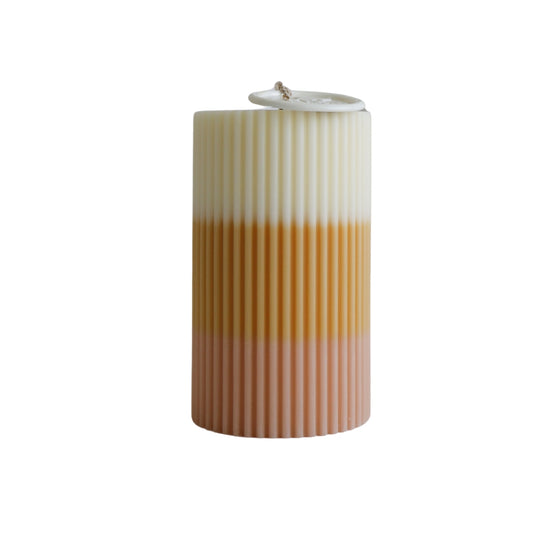 LMJ Candles Minimalistic Soy Pillar Candle - Medium - Mixed Scent