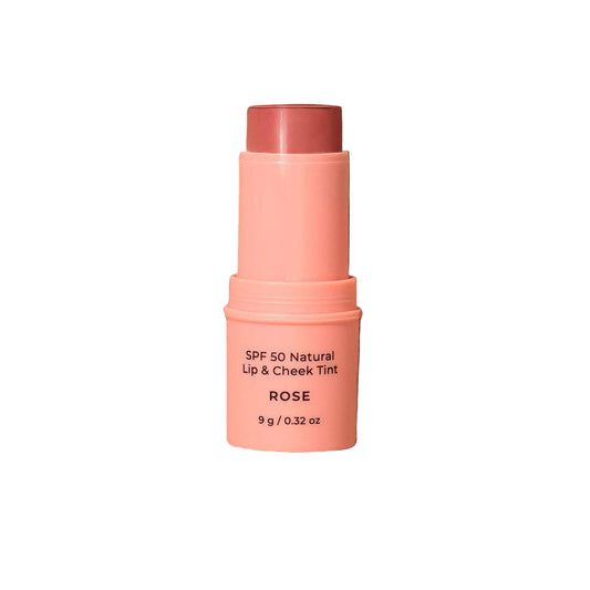 SPF 50 Natural Lip & Cheek Tint: Rose