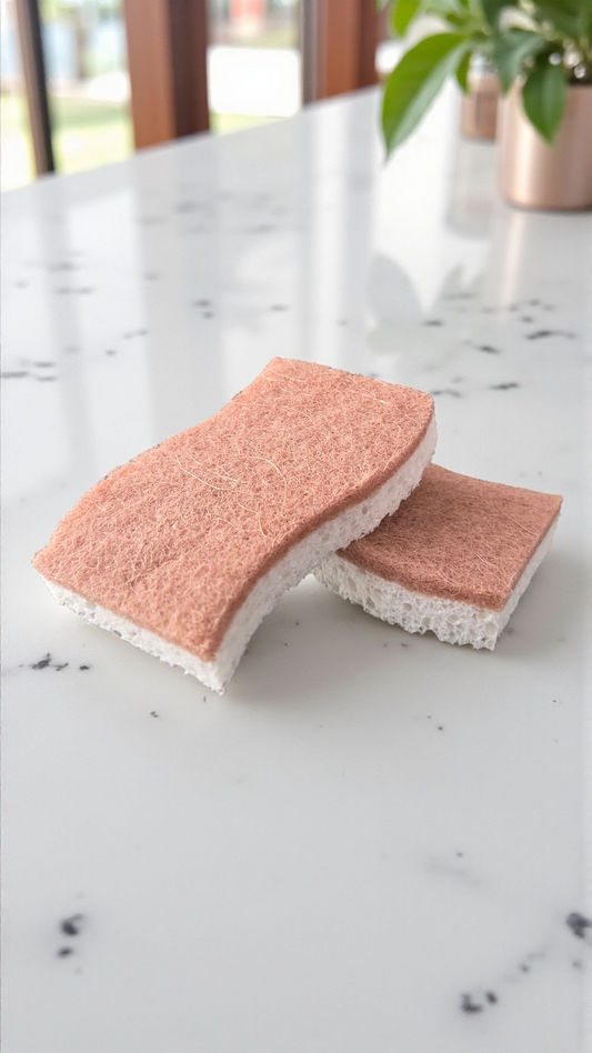 Biodegradable Kitchen Sponge, Set of 4