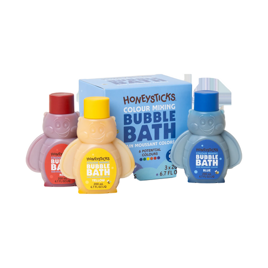 Honeysticks Bubble Bath Colour Mixing 3pk 200ml