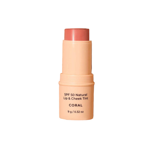 SPF 50 Natural Lip & Cheek Tint: Coral
