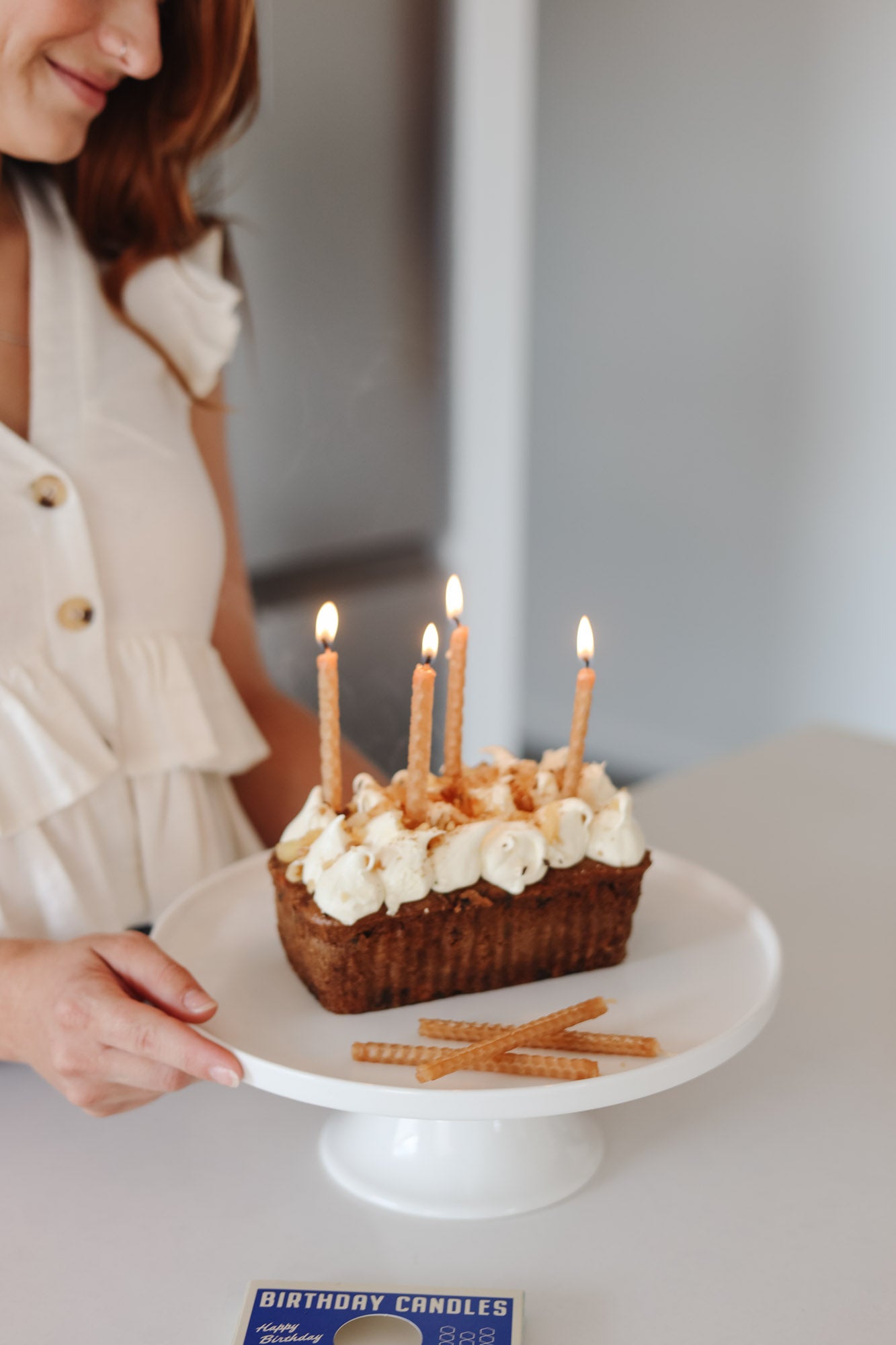 Organic Beeswax Birthday Candles
