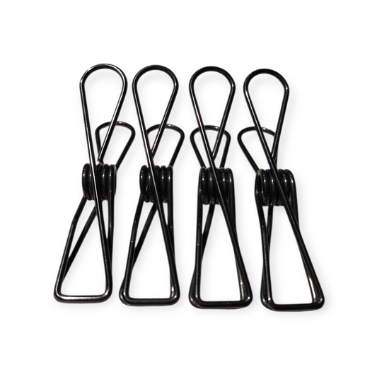 Kosha & Lane Black Marine Grade Stainless Steel Pegs - Pack of 25