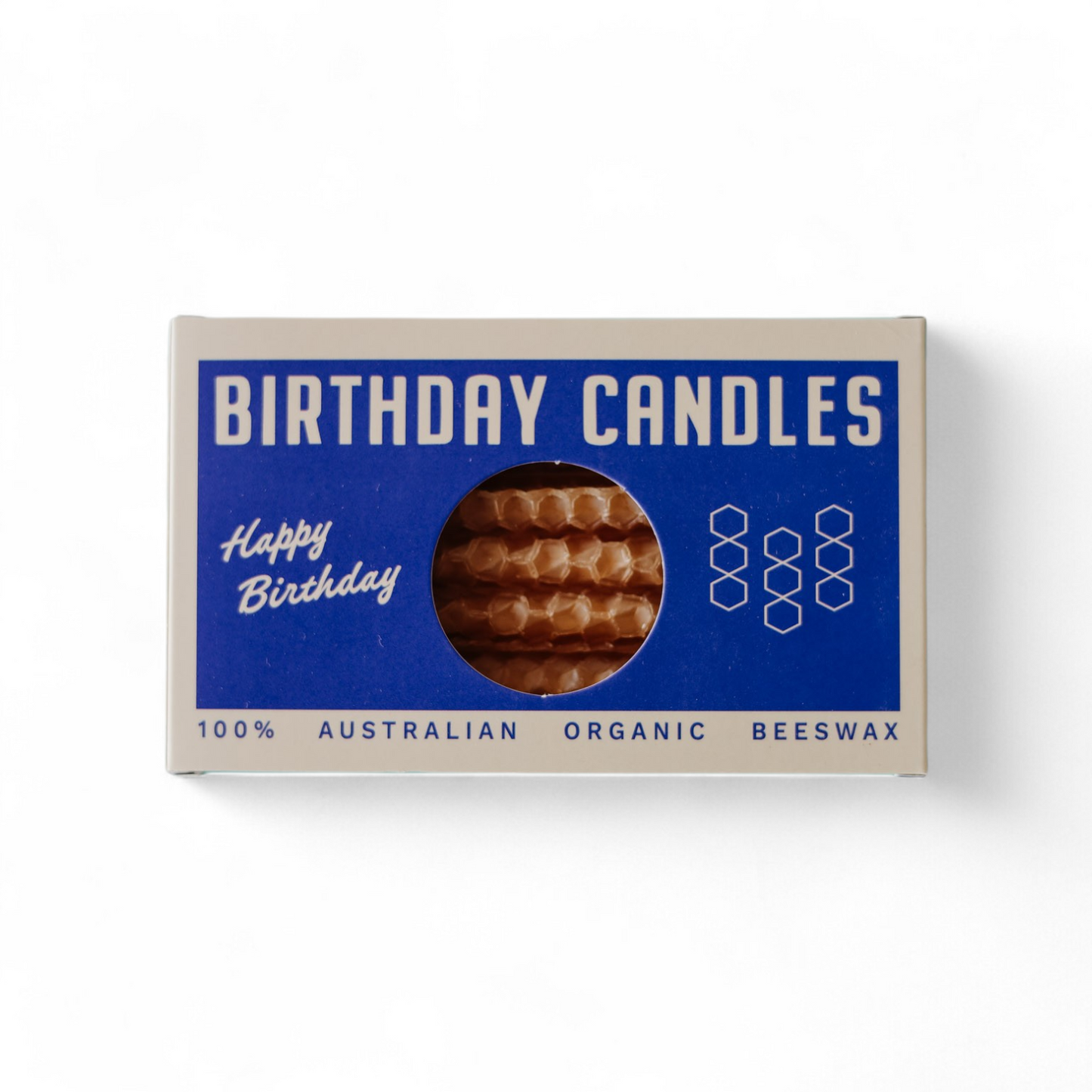 Organic Beeswax Birthday Candles