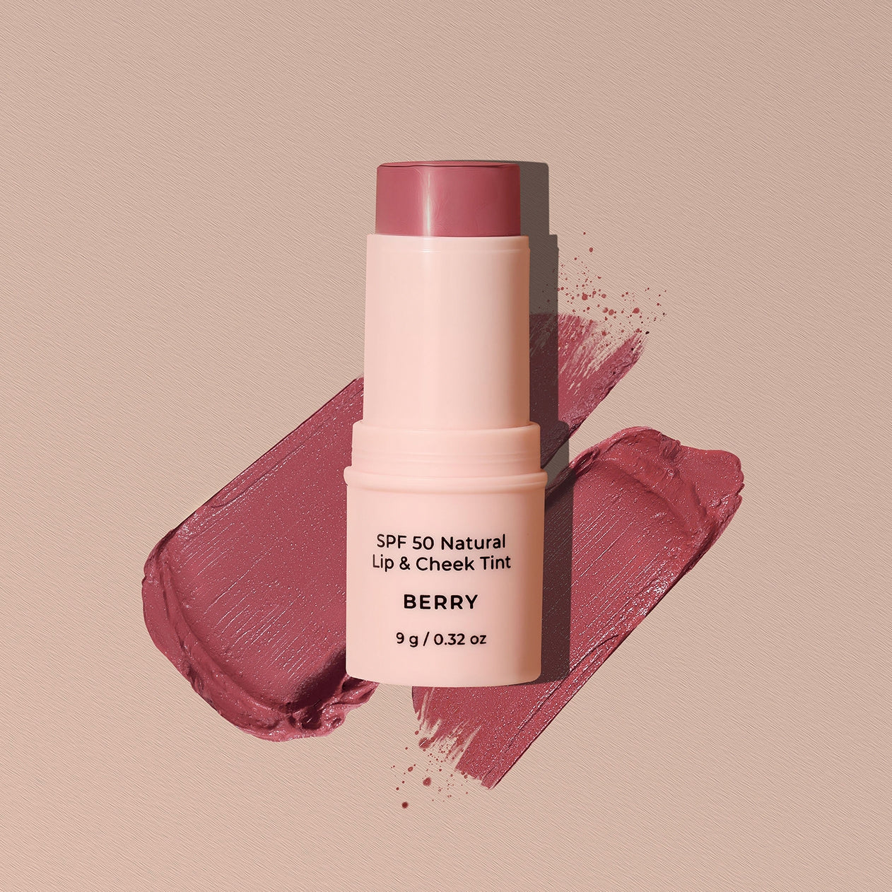 SPF 50 Natural Lip & Cheek Tint: Berry